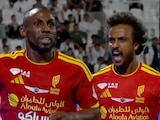 Julián Quiñones celebra su primer gol de la campaña en Arabia Saudita