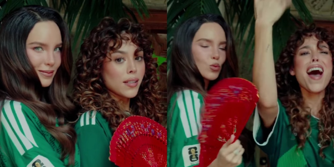Belinda y Danna Paola envían mensaje de apoyo a la Selección Mexicana ante partido contra Inglaterra