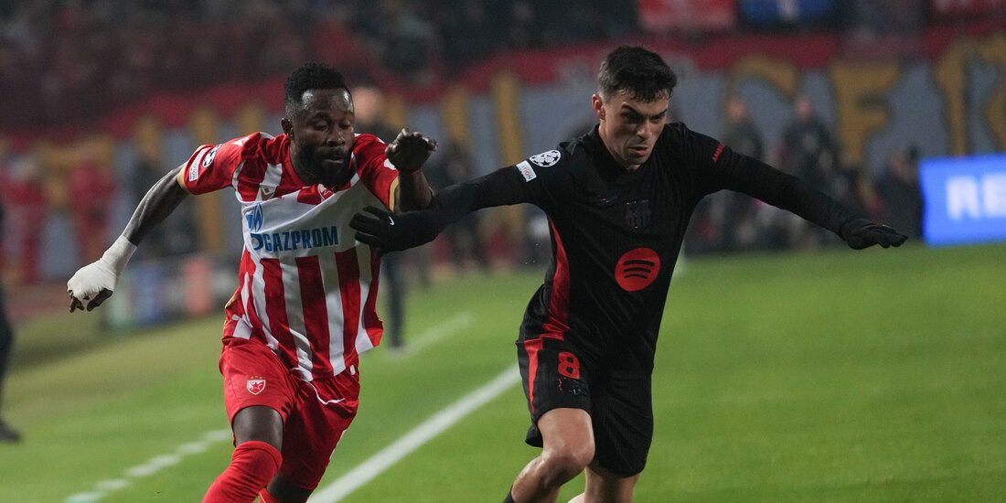 Estrella Roja y Barcelona midieron fuerzas en Serbia en la cuarta fecha de la Champions League.