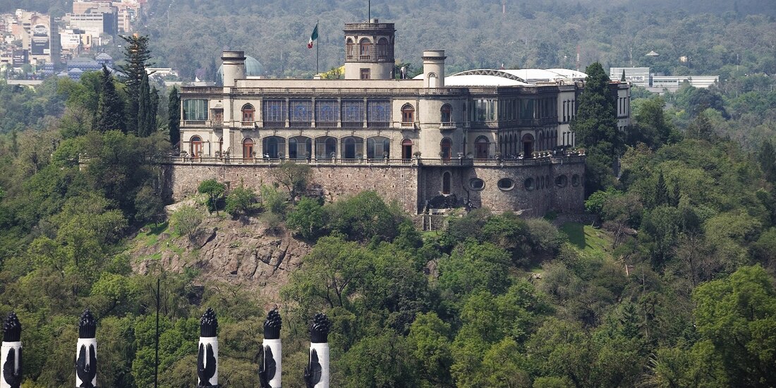 El Castillo de Chapultepec, construido en el siglo XVIII.