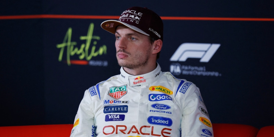 Max Verstappen durante el Media Day en Austin.
