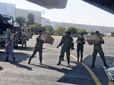 La FAM trasladó siete toneladas de equipo médico a Chihuahua.