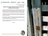 Los agentes fueron retenidos en jaulas de madera durante cinco días.