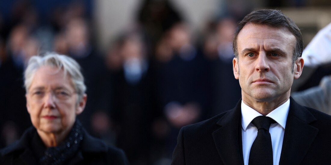 El presidente Macron, en un acto el pasado 5 de enero.