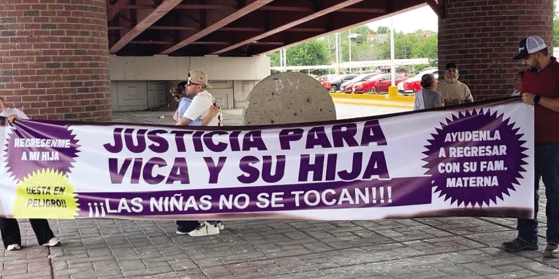 CIUDADANOS TOMARON el fin de semana pasado puentes internacionales, en protesta por el caso de la pequeña.