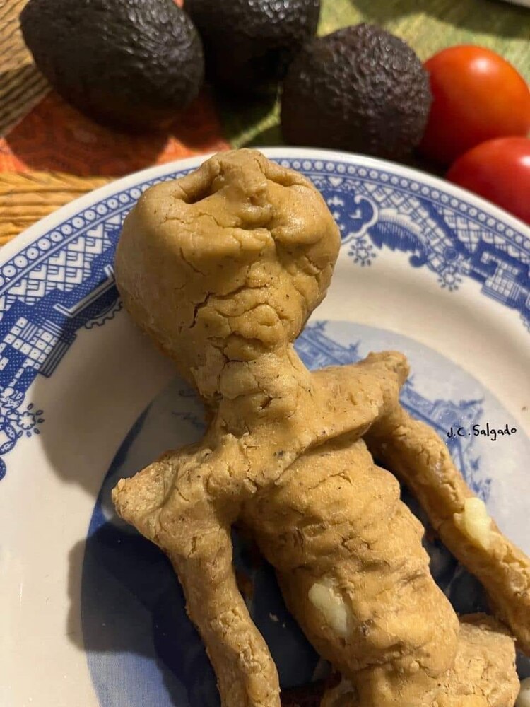 Estos 'tamaliens' son fritos, por cierto.