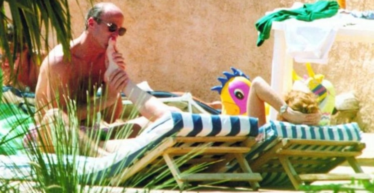 Sarah Ferguson y John Bryan en 1992