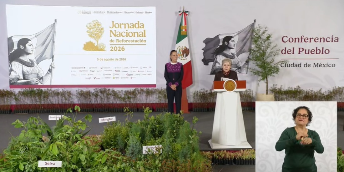 Titular de Semarnat dio detalles de la Jornada, durante la Mañanera de Sheinbaum.