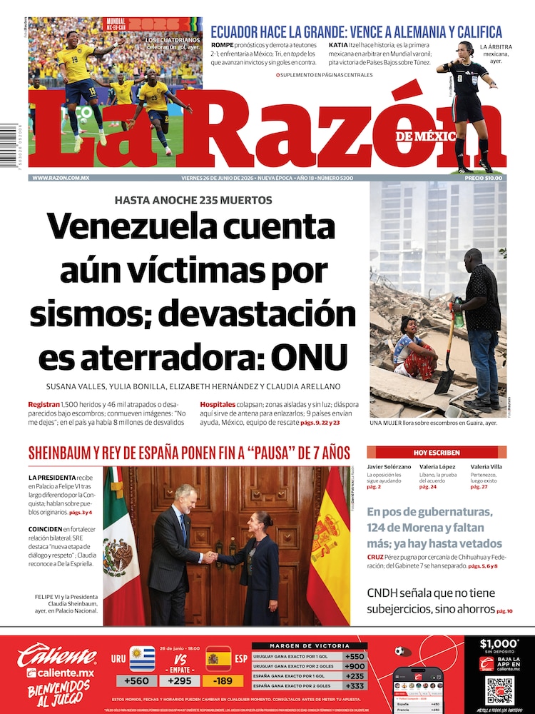 La Razón 26 Junio 2026