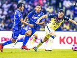 Una acción del Cruz Azul vs América de la Liga MX