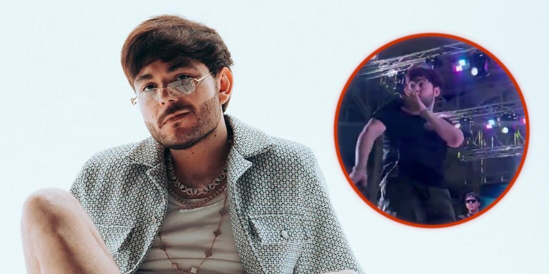 Golpean a Tito Double P en pleno concierto