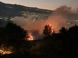 En redes sociales ya circulan fotografías y videos del fuerte incendio que está viviendo en estos momentos en los límites de Cuajimalpa y Huixquilucan
