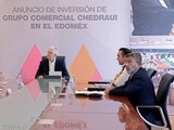 Alfredo Del Mazo anuncia inversión de Chedraui en el Edomex.