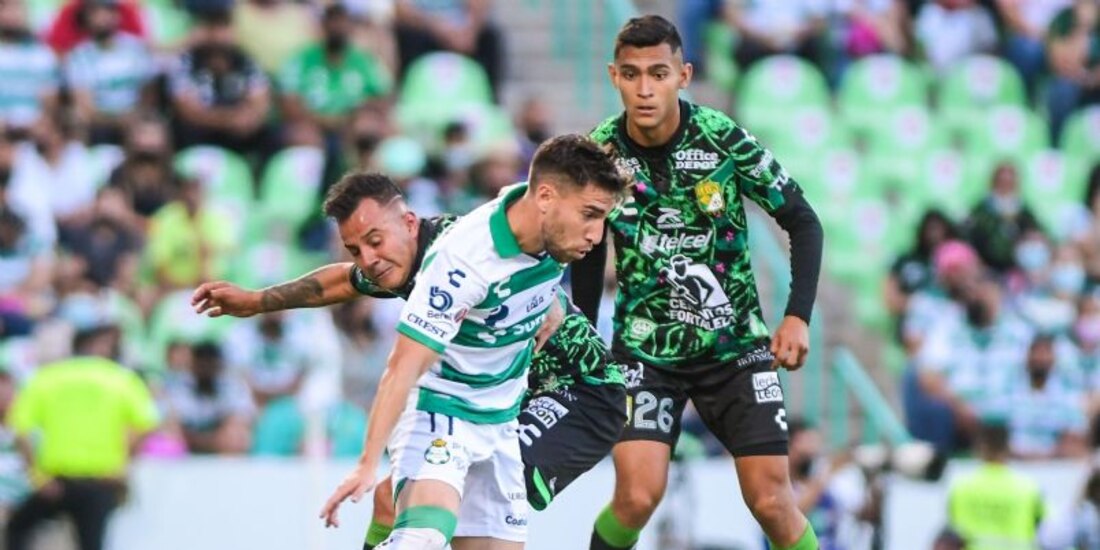Santos y León empataron 1-1 en el Estadio Corona en la Jornada 16 del Clausura 2022, el pasado 24 de abril.