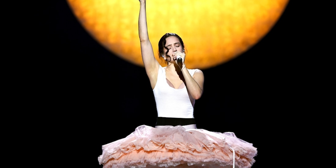 Rosalía en concierto de la gira Lux