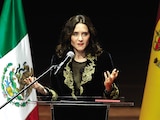 Isabel Díaz Ayuso, en un evento en la Ciudad de México, el pasado 4 de mayo.