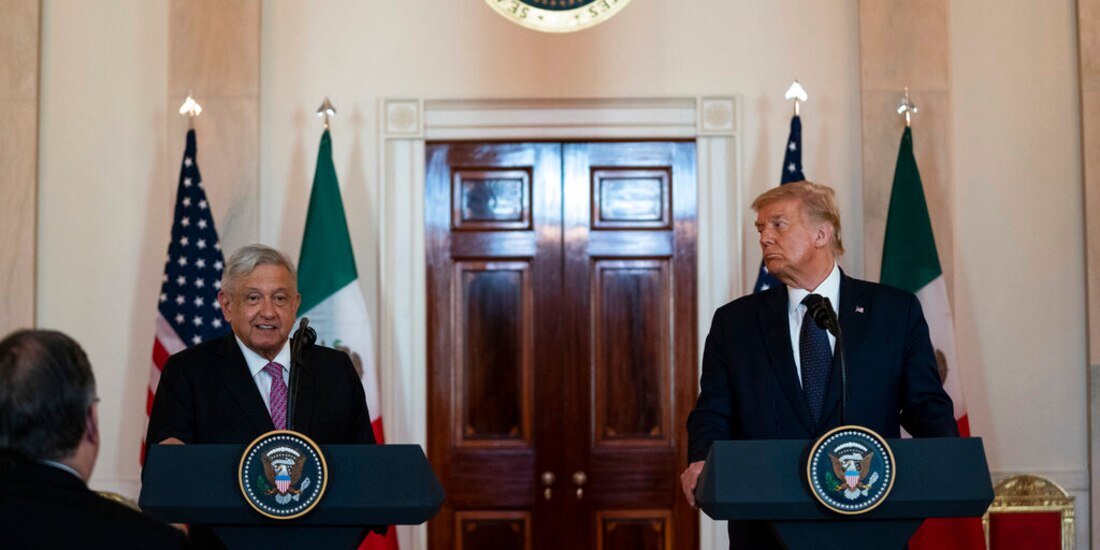 Los mandatarios en su segundo mensaje desde la Casa Blanca.