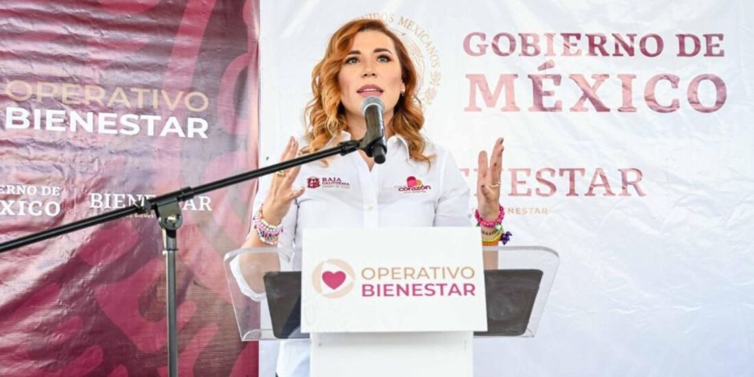 Marina del Pilar participó en la entrega de apoyos del Gobierno de México.