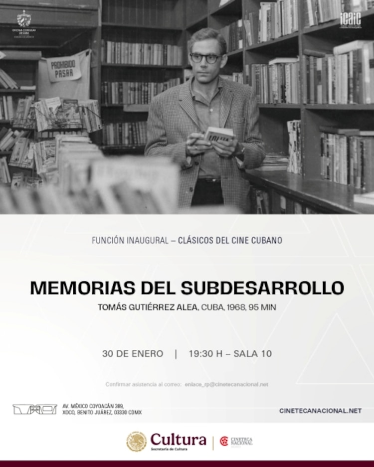 Ciclo de Cine Cubano. Cineteca Nacional