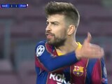 Piqué explotó contra Griezmann en pleno partido de Champions League