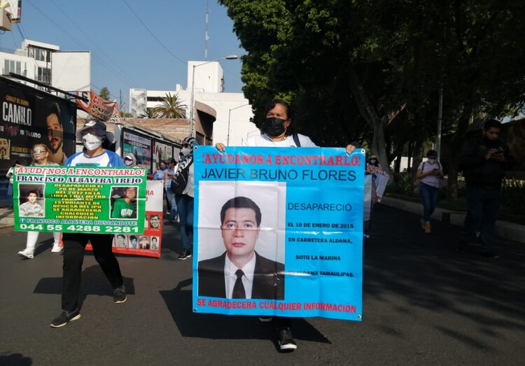 Madres de personas desaparecidas exigen la aparición de sus familiares.