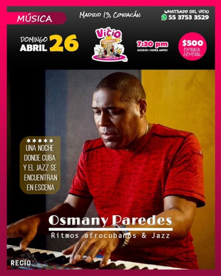 Osmany Paredes. Concierto