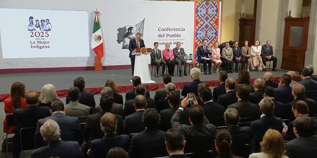 La reunión de la Presidenta con empresarios se realizó en Palacio Nacional.