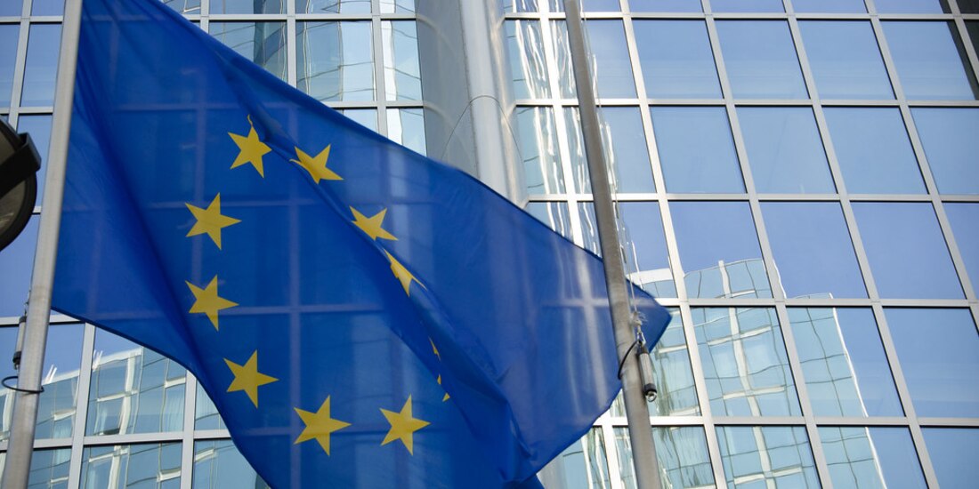 Bandera de la Unión Europea.