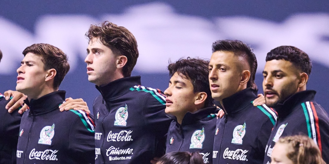 La Selección Mexicana antes de un juego amistoso previo al Mundial 2026