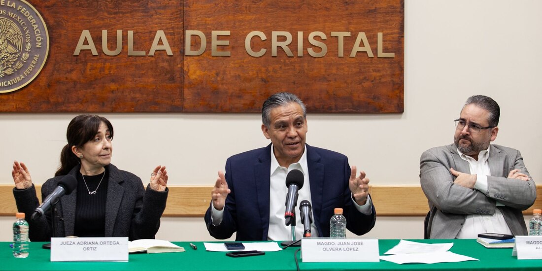 El magistrado Juan José Olvera López criticó el apoyo a la reforma al Poder Judicial