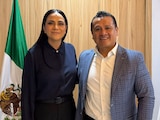 Carlos Torres Piña y Ariadna Montiel alistan revisión de estructuras de la 4T en Michoacán.