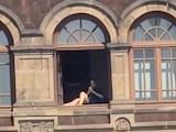 Desmienten video de mujer tomando el sol en Palacio Nacional.