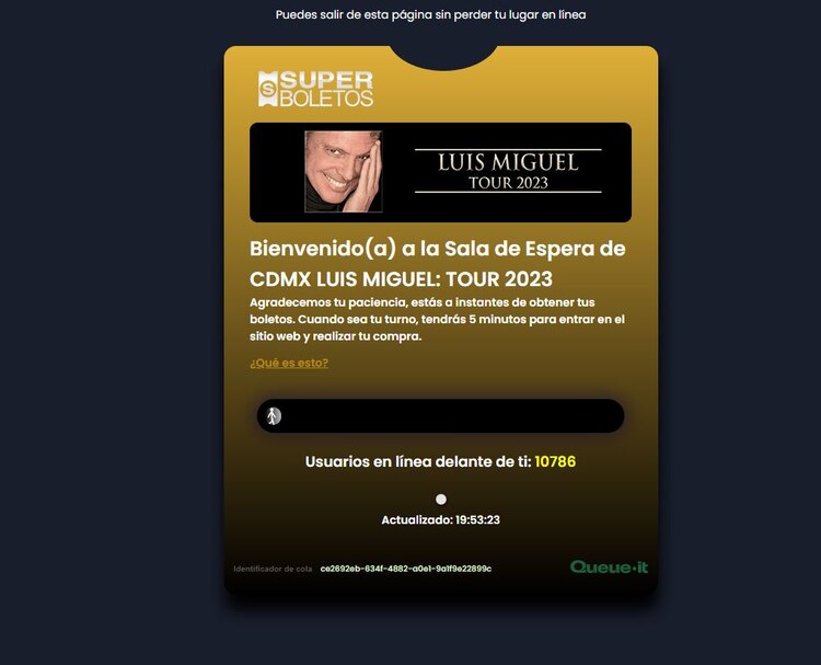 Boletos de Luis Miguel ya están a la venta