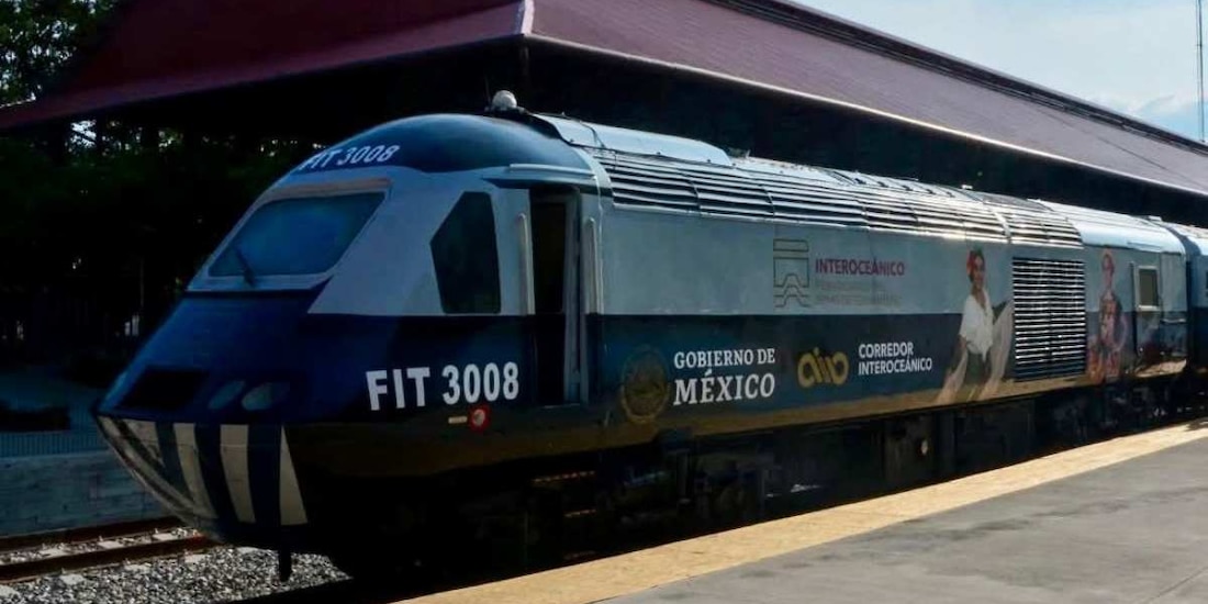 El corredor multimodal de transporte en el sur del país se consolidó con el Tren Interoceánico del Istmo de Tehuantepec.