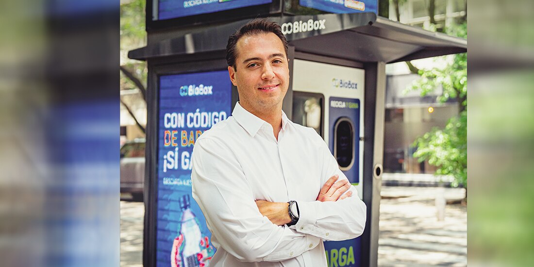 Luis Alvarado, CoCEO de BioBox, platica con La Razón.