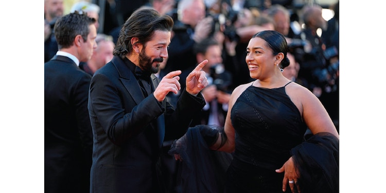 Diego Luna y la actriz Adriana Paz, protagonista de Ceniza en la boca.