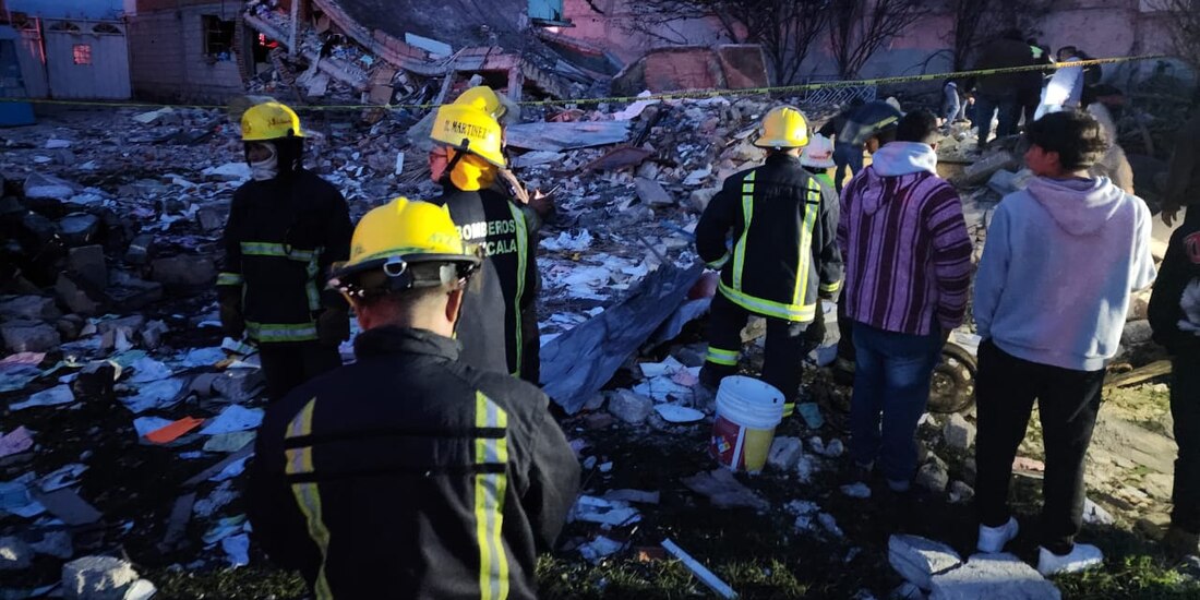 Una fuerte explosión dejó un saldo de 4 personas sin vida en Tlaxcala.