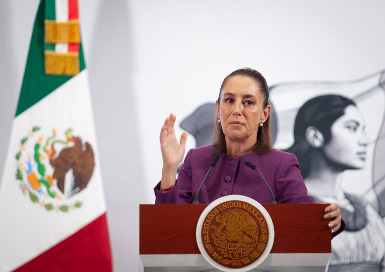 Claudia Sheinbaum Pardo, presidenta de México.