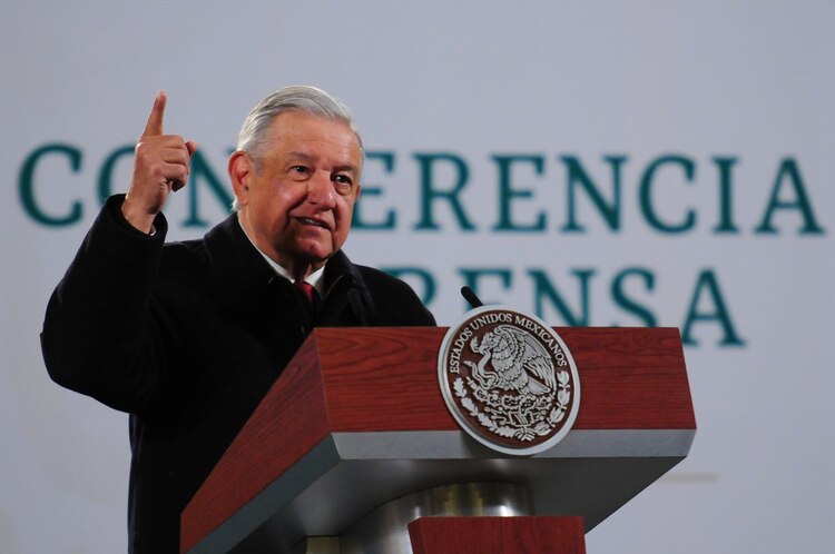 El presidente de México, Andrés Manuel López Obrador, el 7 de enero de 2020.