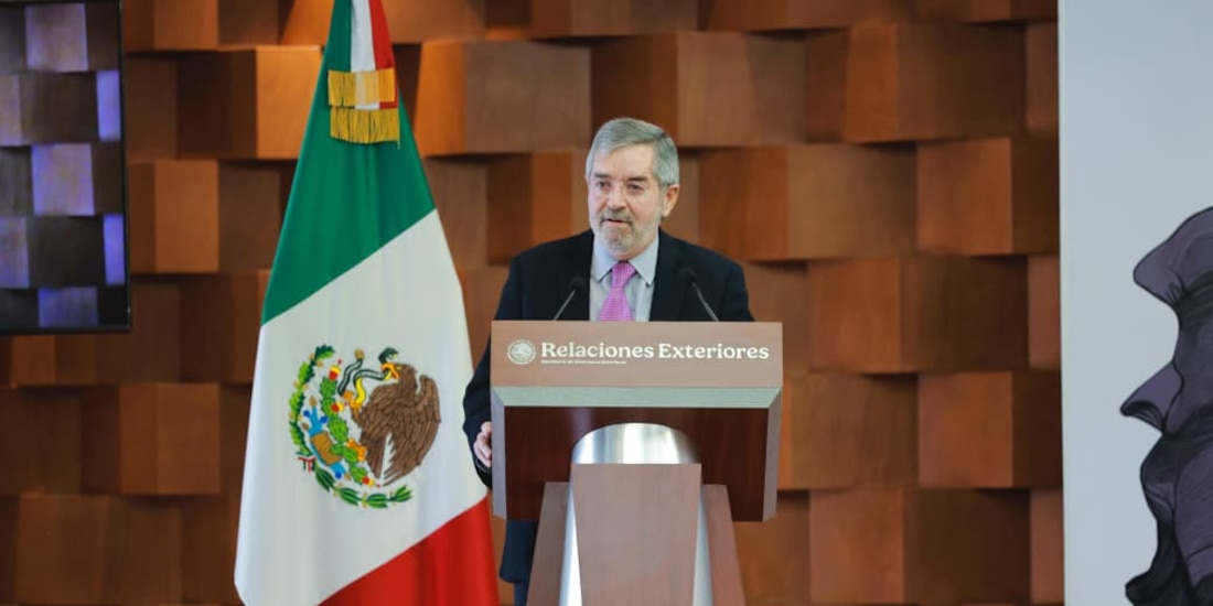 Juan Ramón de la Fuente, secretario de Relaciones Exteriores.