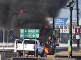 Imagen temática sobre actos violentos atribuidos al Cártel de Sinaloa.