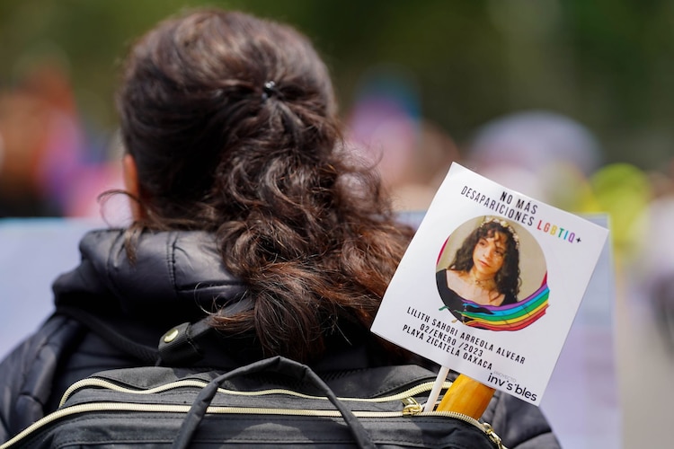 Aspecto de una asistente a una Marcha del Orgullo en CDMX.