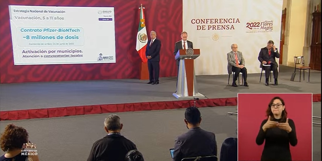 Gobierno anuncia vacunación contra COVID-19 para niños de 5 a 11 años