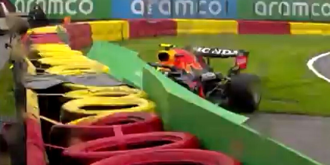 Checo Pérez no arrancó el Gran Premio de Bélgica