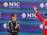 Lewis Hamilton celebra en el GP de Barcelona-Cataluña de F1