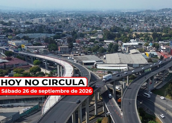 Antes de salir, no olvides revisar cómo aplica el Hoy No Circula este sábado 26 de septiembre de 2026.