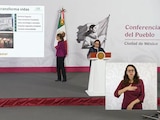 La Presidenta de México junto a la titular de la CFE.