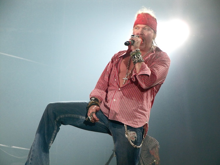 El cantante Axl Rose.