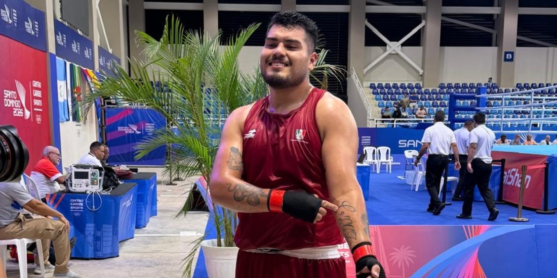 Javier Cruz va a la final de boxeo en más de 90 kilogramos en los Juegos Centroamericanos y del Caribe Santo Domingo 2026