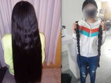 Este es el cambio de la joven que cortó su cabello que medía más de 70 centímetros.